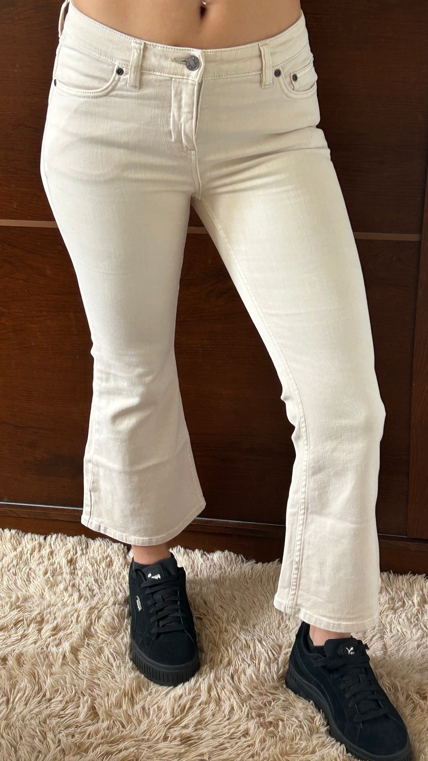 Jean Free People oxford beige