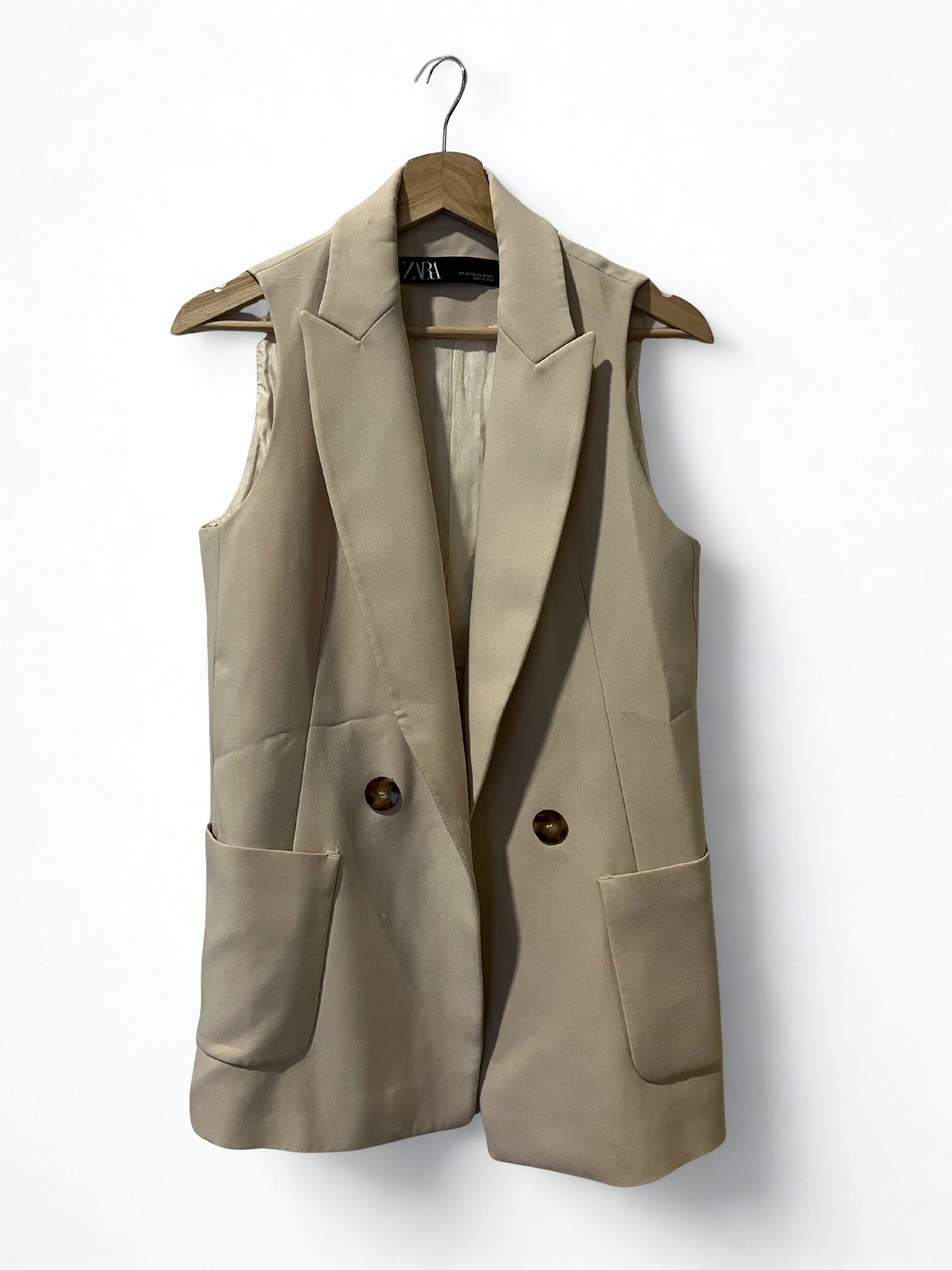 Chaleco sastrero Zara