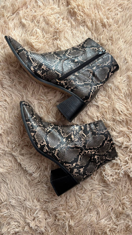 Botas animal print Daniel Cassin