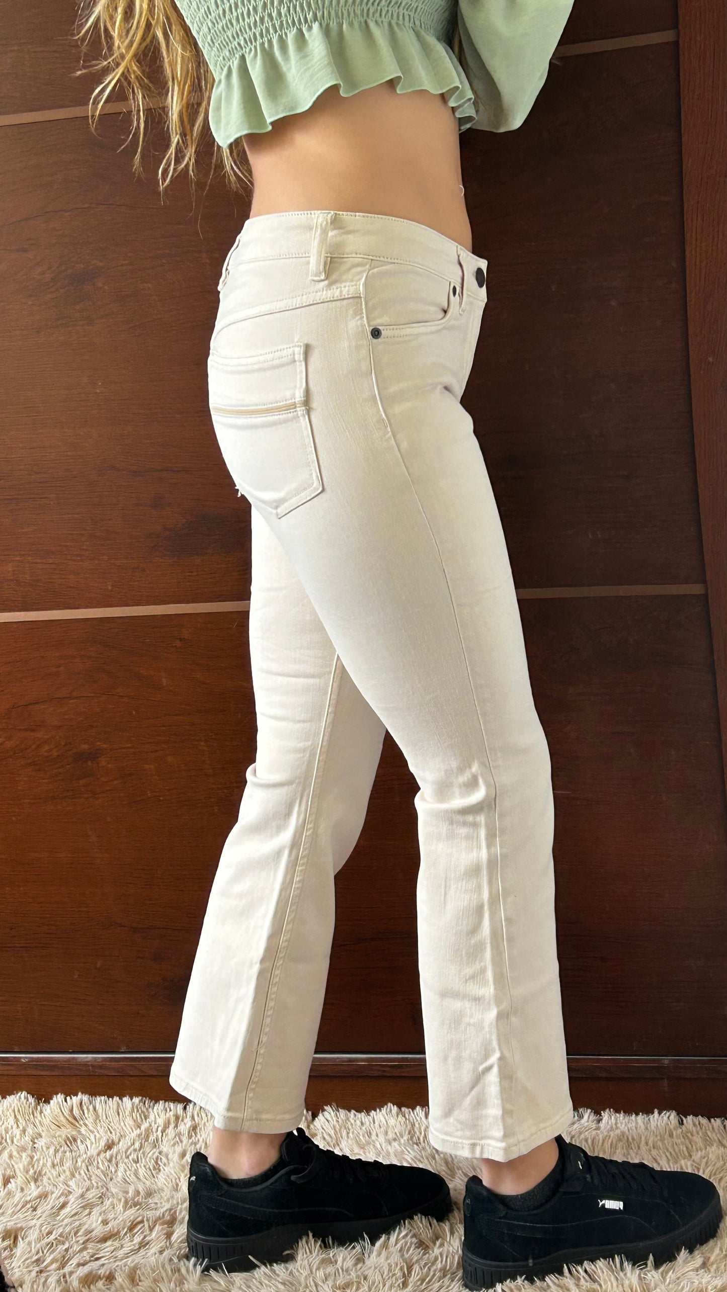 Jean Free People oxford beige