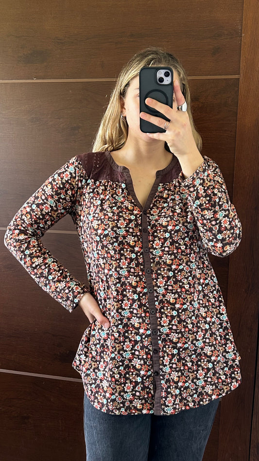 Blusa UNIFORM floreada